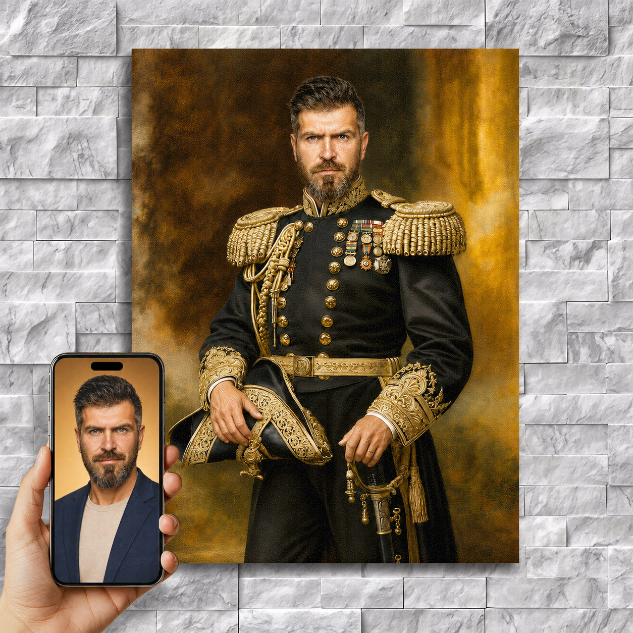 The Decorated Commander — alternate view