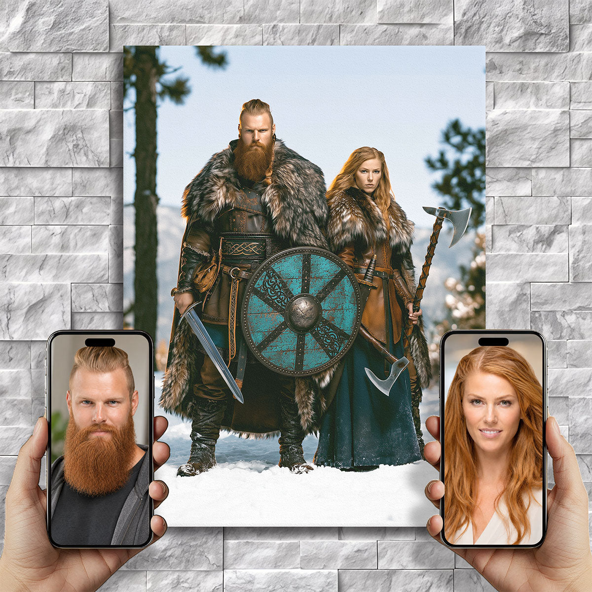 The Jarl & The Shieldmaiden — alternate view