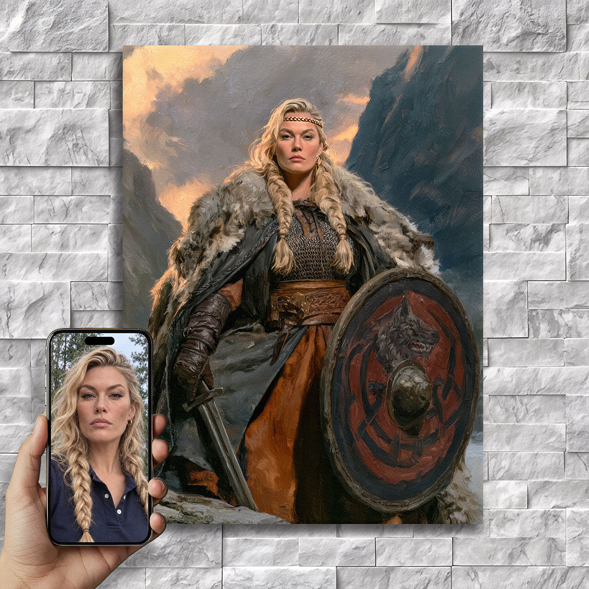 The Viking Shieldmaiden — alternate view